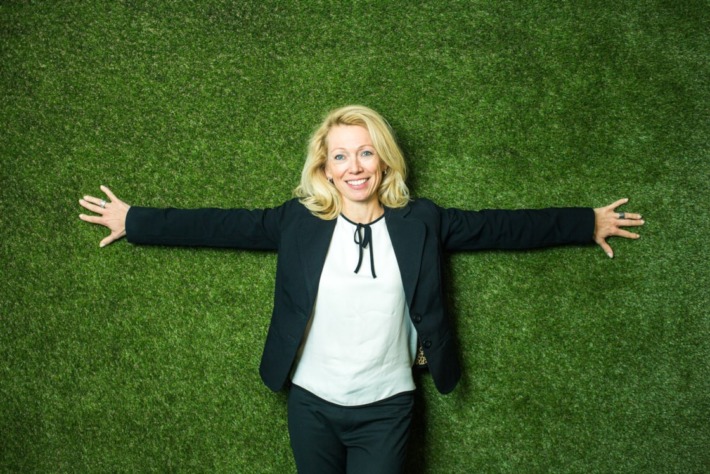 Heléne Lidström är arbetsplatsstrategen som bland annat har skapat ett prisbelönt kontor åt Microsoft. Foto: Castellum