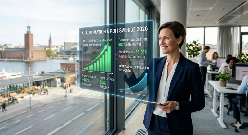 AI-automation och ROI: Vad svenska företag faktiskt uppnår 2026