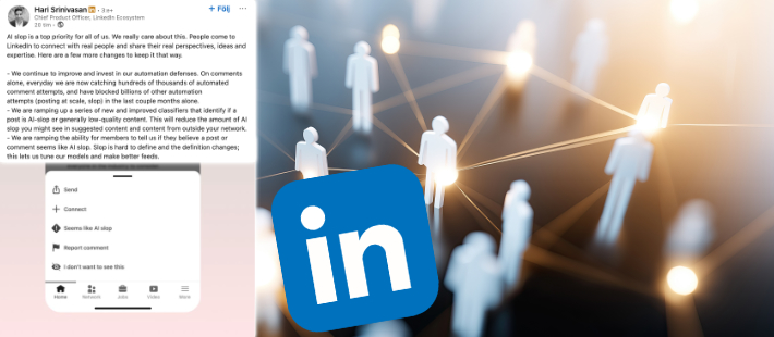 Så påverkas företagets LinkedIn-inlägg av AI-jakten